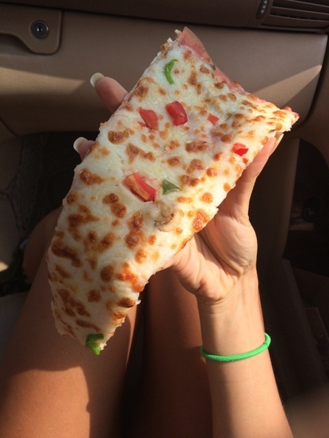 Charbel Hasroun Giant Pizza Slice
