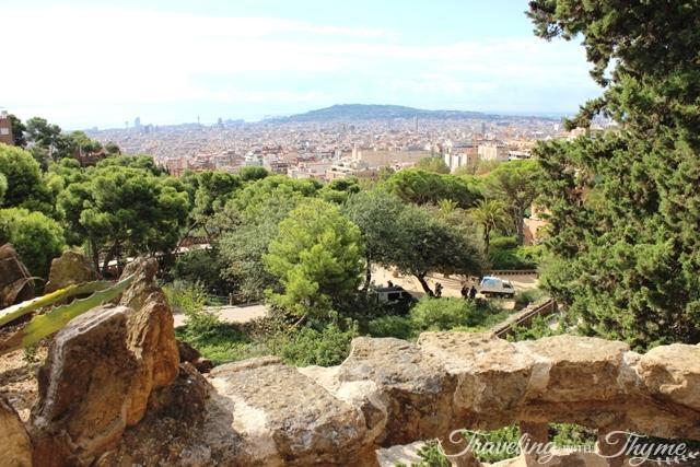 Parc Guell Barcelona View