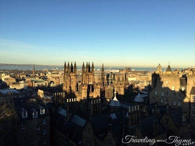 Edinburgh Castle Birdseye View