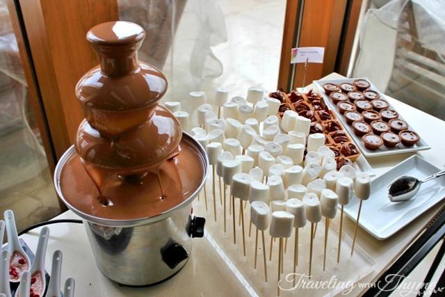 Le Gray Hotel Chocolate Fountain
