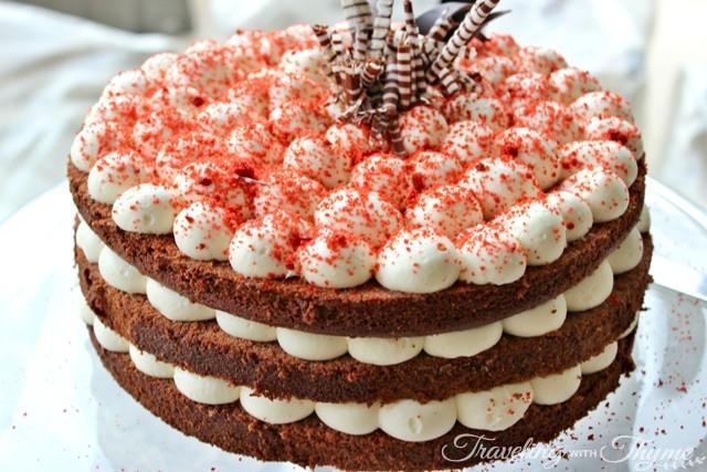 Triple Layer Red Velvet Cake 