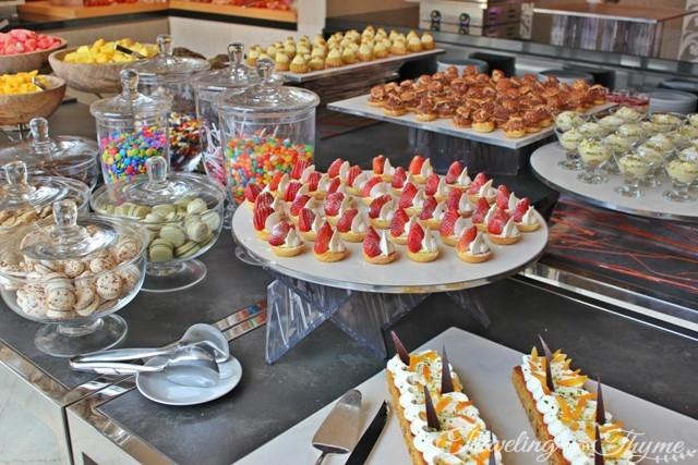 Kempinski Hotel Sunday Brunch Dessert buffet
