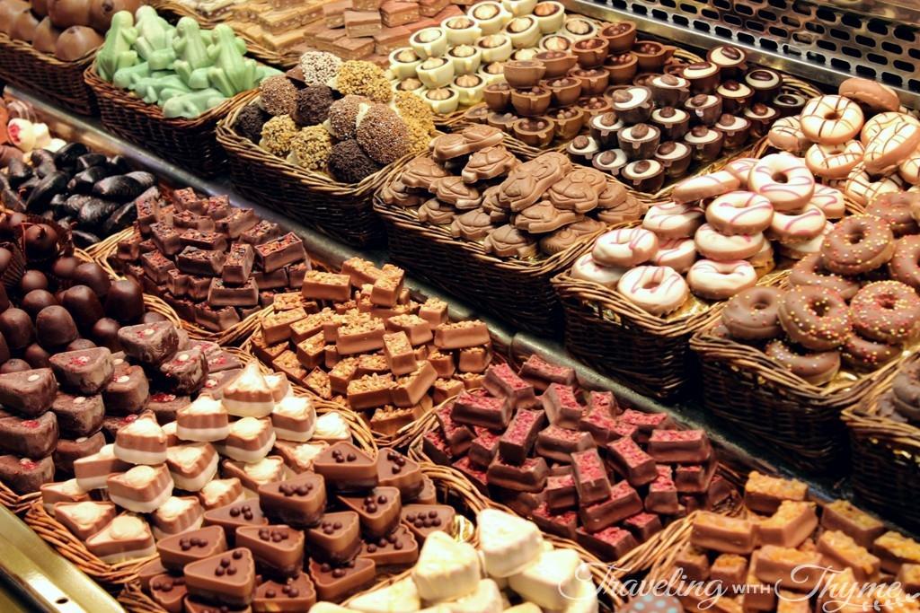 La Boqueria Market Barcelona Chocolate Mercat