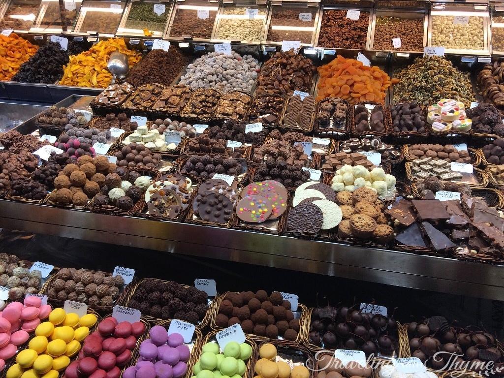 La Boqueria Market Barcelona Chocolate Mercat