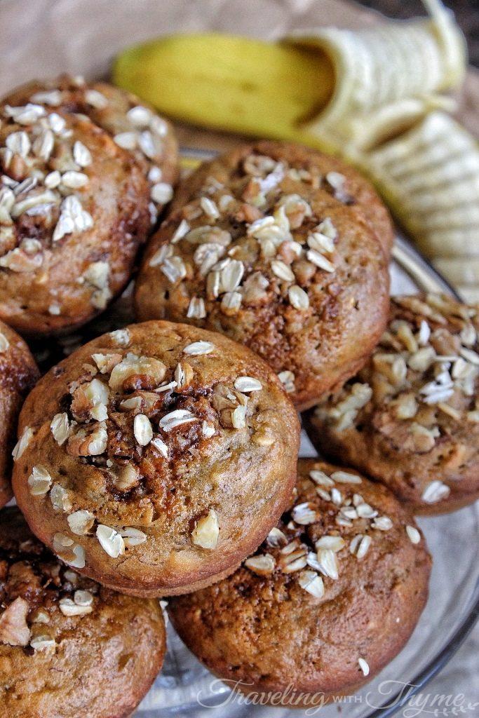 Healthy Banana Muffins Recipe Oatmeal Diet