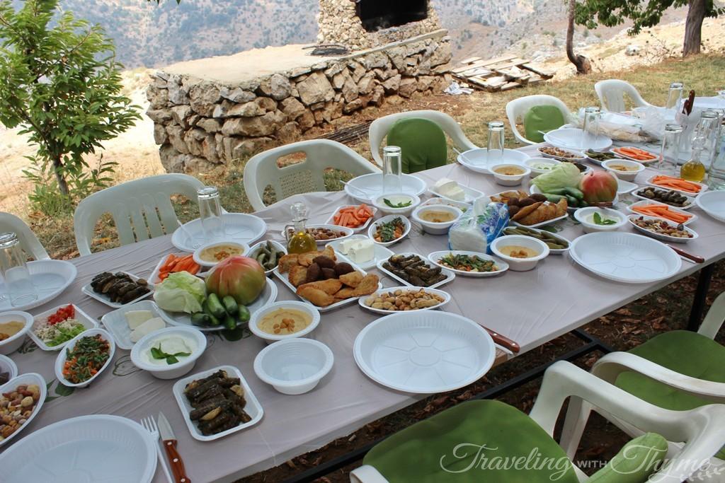 Atelier du Miel Tannourine Lunch Lebanese