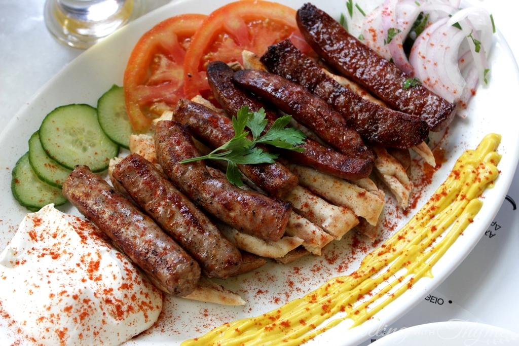 Karamanlidika tou Fani Restaurant Athens Sausages