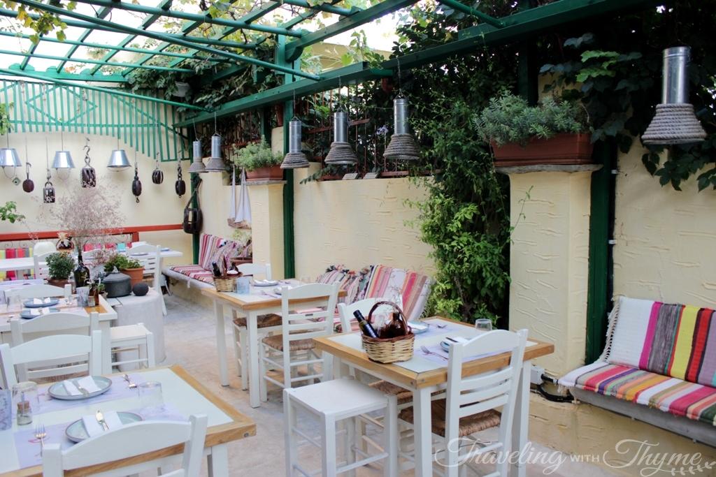 Marmita Restaurant Skiathos Garden Terrace Romantic