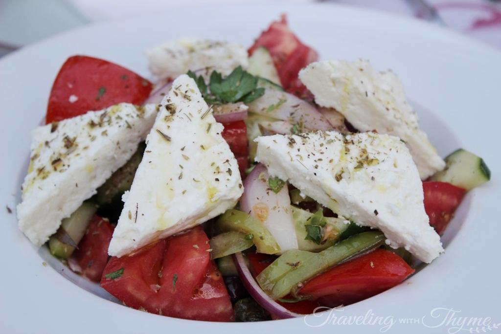 Marmita Restaurant Skiathos Greek Salad Greece