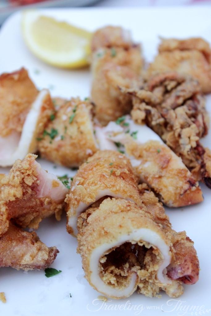 Marmita Restaurant Skiathos Calamari Seafood Squid