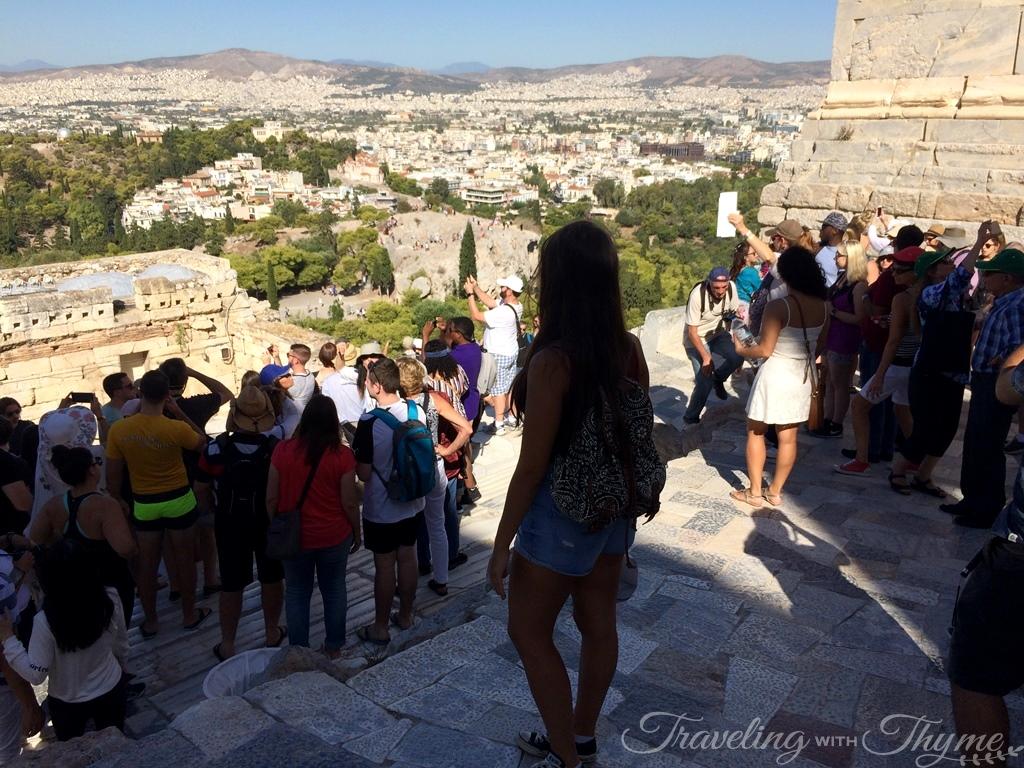 Key Tours Greece Acropolis Crowded Queue