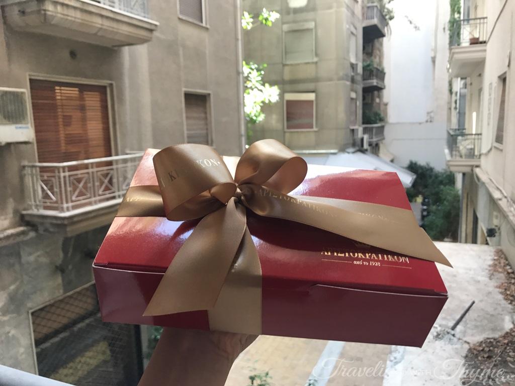 Aristokratikon Chocolate Box Athens Souvenir