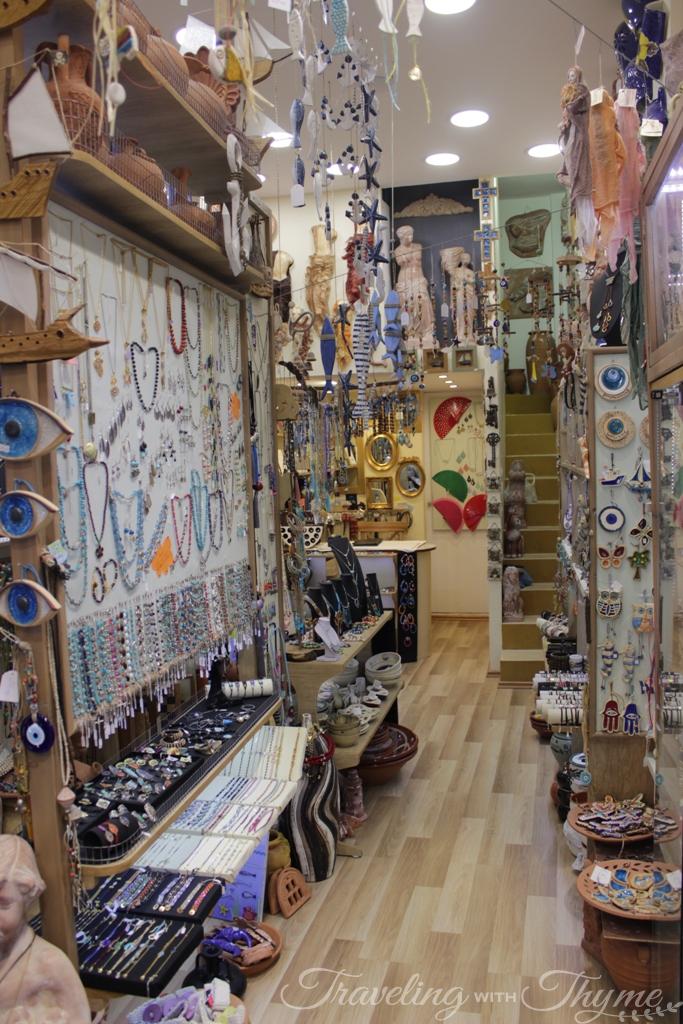 Skiathos Gift Shop Souvenirs Handmade Greek