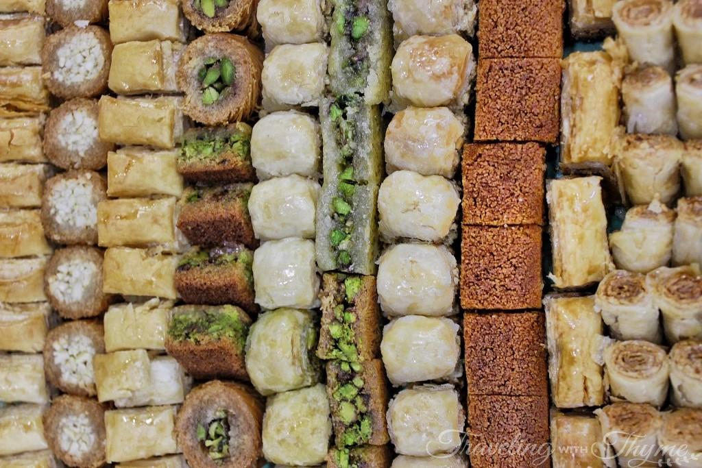 Lebanese Oriental Sweets Mixed Baklava Pistachio