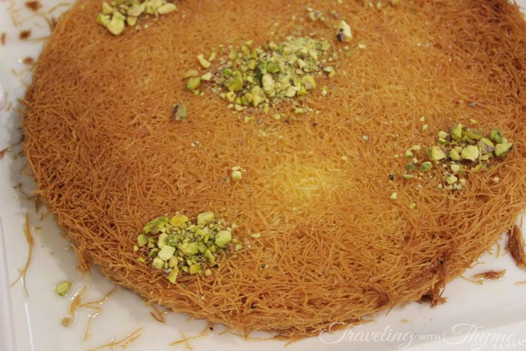 Baytna Restaurant Tripoli Lebanese Dessert Osmaliyeh