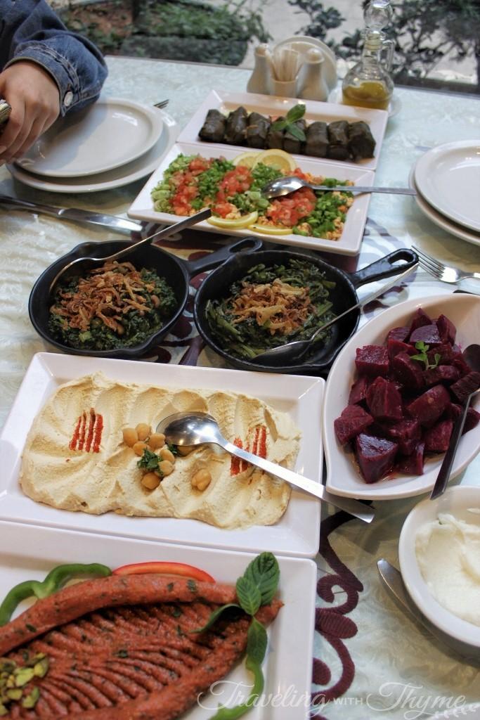 Lunch in Tripoli at Baytna Restaurant