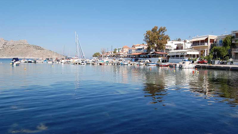 Aegina Island Greece Perdika Fishing Village