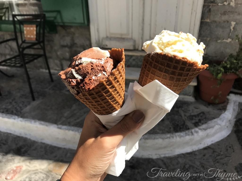 Hydra Karamela Ice Cream Greece Vacation