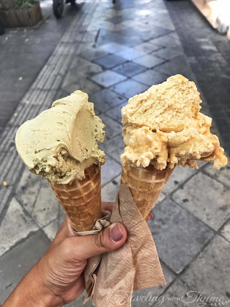 Le Greche ice cream pistachio gelato