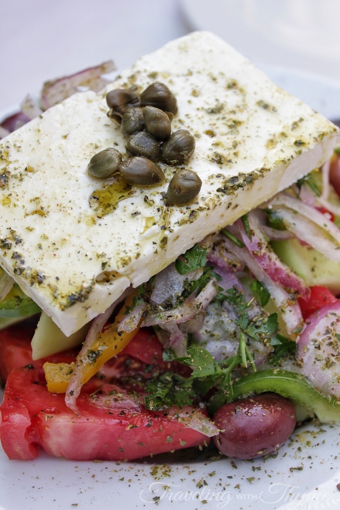 O thanasis restaurant greek salad athens