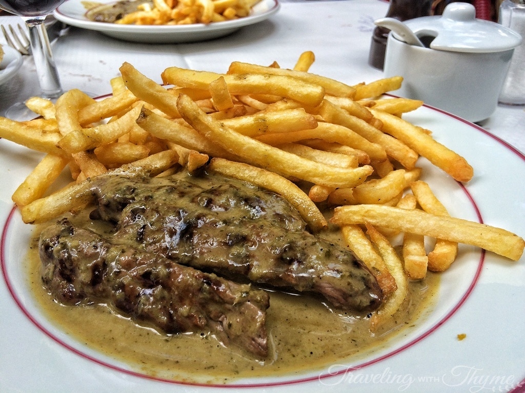 Le Relais De Entrecote Paris Food