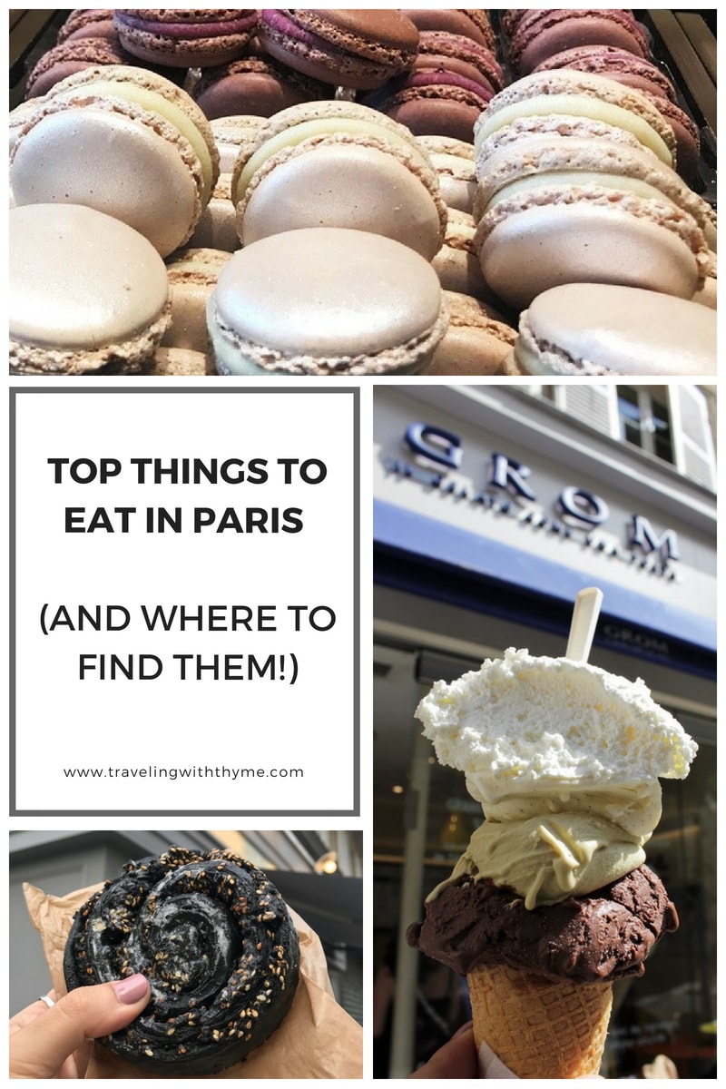 Things to Eat in Paris Blog
