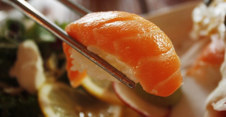 Delicious Healthy Salmon Sushi Pictures