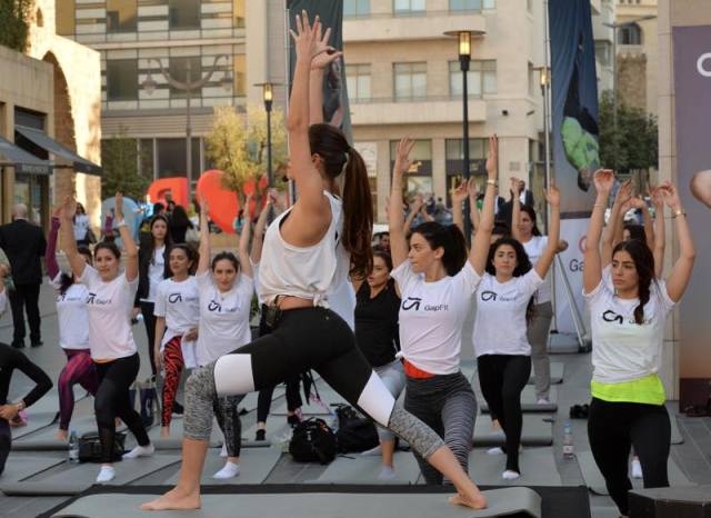 GapFit Beirut Souks Lebanon Yoga