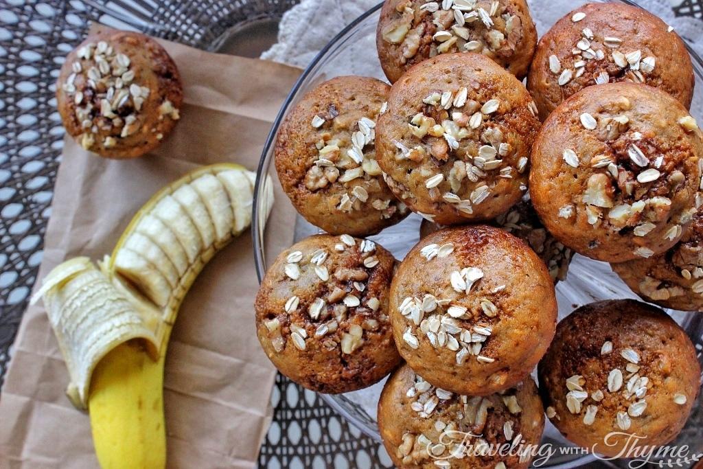 Healthy Banana Muffins Recipe Oatmeal