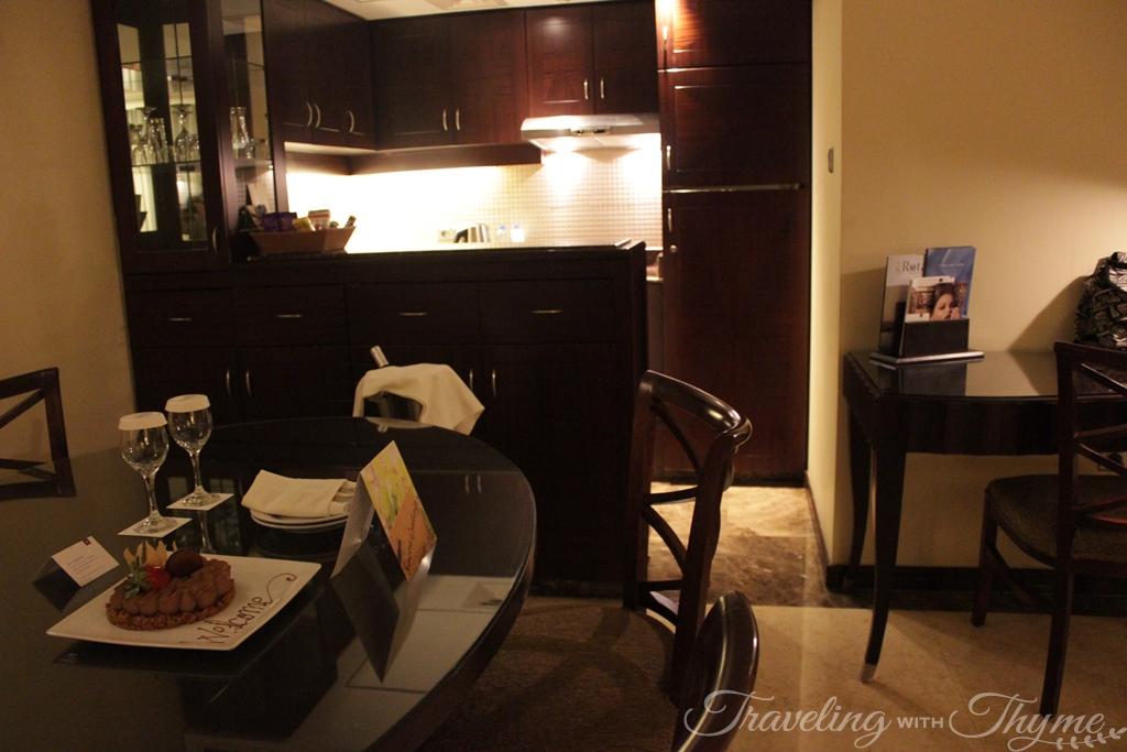 Rotana Hotel Raouche Suite Kitchen Room