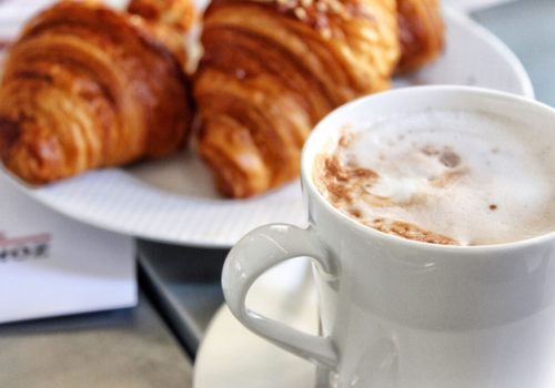 La Petite Table Breakfast Croissant Coffee
