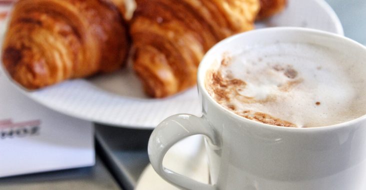 La Petite Table Breakfast Croissant Coffee