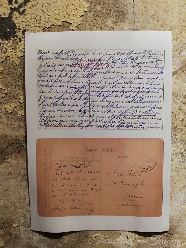 Grand Sofar Hotel Old Letters Postcard